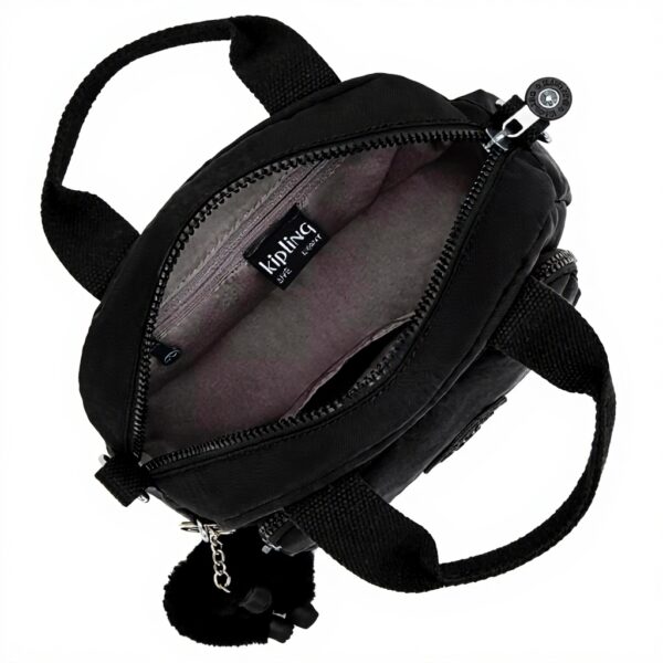 Kipling Defea Mini sac bandoulière femme nylon recyclé noir