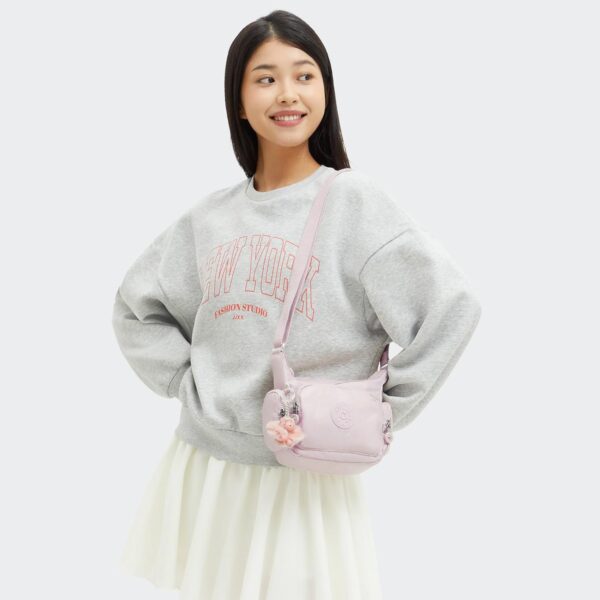 Kipling Gabbie Mini Gm Sac bandoulière Femme Rose Brillant-4