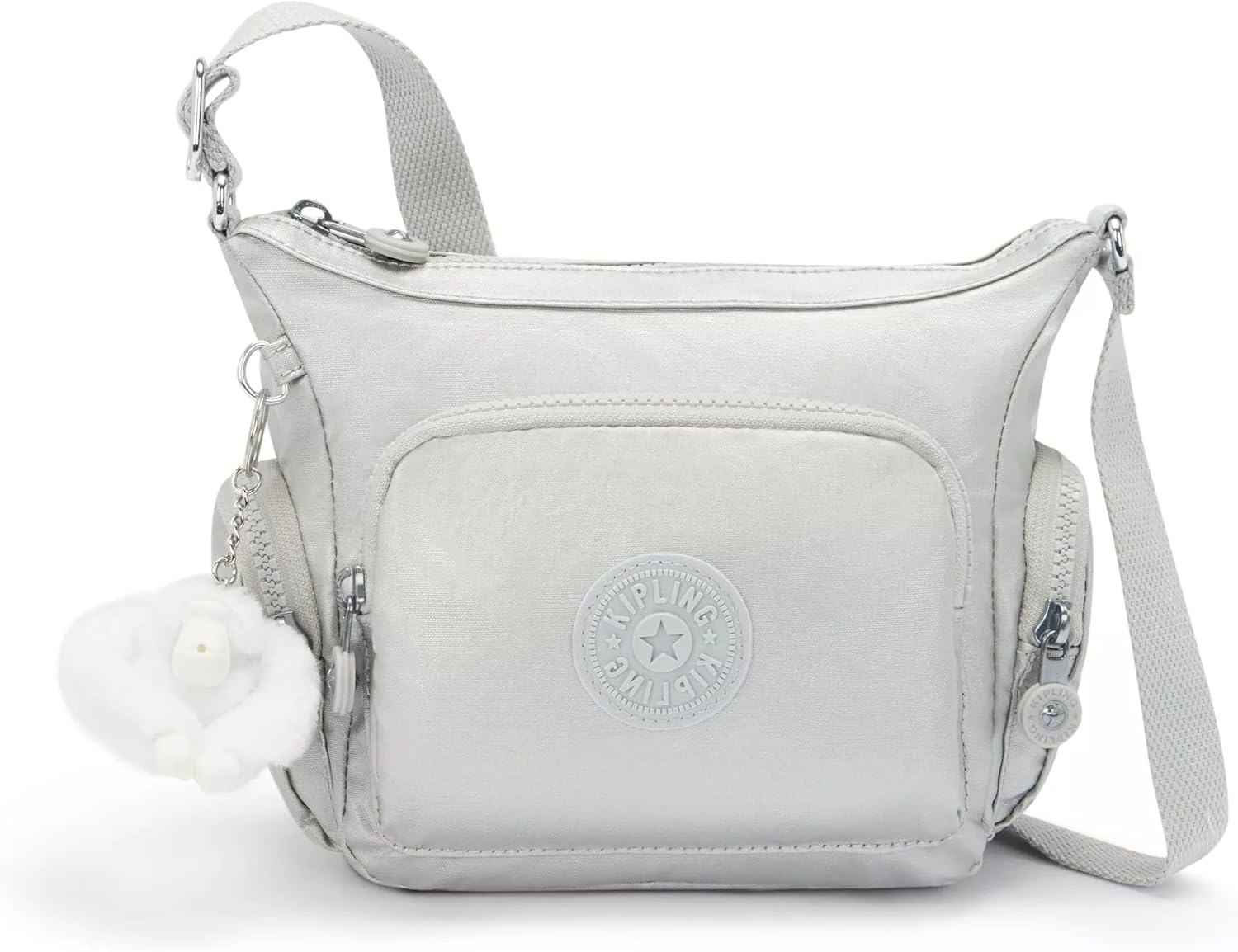 Kipling Gabbie Mini sac bandoulière métallique femme nylon-0