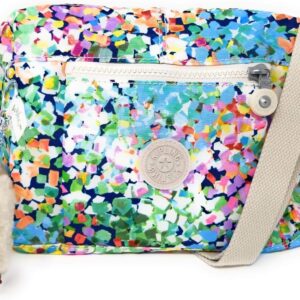 Kipling Wes Bandoulière Sac Femme Tissu Léger Fermoir Clé-0