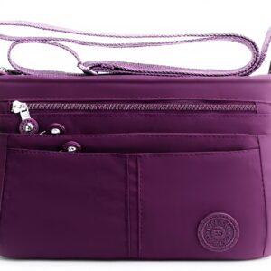 DIRRONA Sac Bandoulière Femme Nylon Léger Imperméable Multi