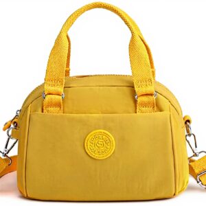 Sac bandoulière femme FORRICA imperméable jaune shopping