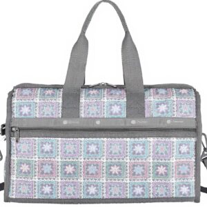 Sac de voyage LeSportsac Boston femme dentelle géométrique