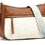 Sac bandoulière femme SENDEFN cuir multipoches sangle