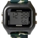 Montre Nixon homme étanche silicone écran LCD chronomètre-0