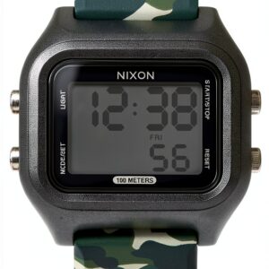 Montre Nixon homme étanche silicone écran LCD chronomètre-0