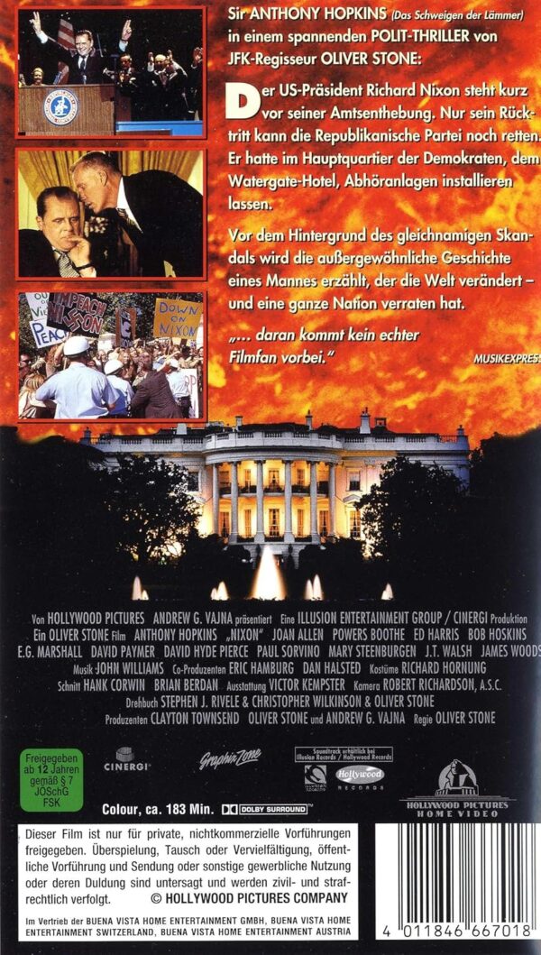 Touchstone DVD Oliver Stone film acteurs Anthony Hopkins-1