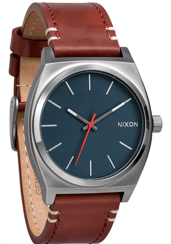 Montre bracelet cuir Nixon Time Teller pour homme étanche